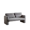 CAVINAS Modern Single Sofa Corduroy Upholstered Lounge Chairs Couch with Support Pillow for Apartment - 2 of 4