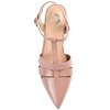 Journee Collection Women's Medium and Wide Width Jazlynn Buckle Kitten Heel Pointed Toe Pumps - 4 of 4