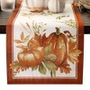 Autumn Pumpkin Grove Fall Table Runner - Orange/Rust - 13x70 - Elrene Home Fashions - image 3 of 3