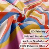 72"x72" Abstract Wavy Swirl Boho Shower Curtain, Pack of 1 - 3 of 4