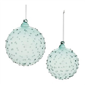 Hobnail Glass Ball Ornament (Set of 12) - 1 of 4