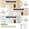 KWPZQEB Bathroom Wall Sconce, Modern Vanity Light Fixtures w/ Glass Shade, Vanity Light Fixtures Over Mirror for Bathroom, Hallway, Stairwell - 4 of 4