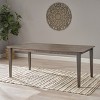 GDFStudio Rustic Wooden Rectangular 76" Dining Table - 3 of 4