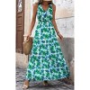 Clearlove Women Summer Dresses Casual Sleeveless Maxi Dresses Cute Floral Long Dress Wedding Guest Dress - 4 of 4