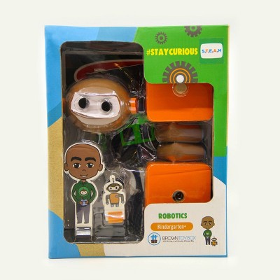 Brown Toy Box Justin Robotics STEAM Kit