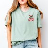 Merry Xmas Ornament Quilted Print - Women's Short Sleeve Graphic T-Shirt - 3 of 4