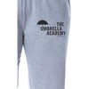 The Umbrella Academy Womens' TV Series Logo Sleep Jogger Pajama Pants Grey - image 2 of 4