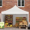 Pop Up Canopy Tent, Commercial Instant Shade Canopy Removable Sidewalls and Roller Bag, Outdoor Portable Shelter for Events, Parties, Camping - 2 of 4