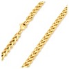 Men's Gold Plated Stainless Steel Spiga Chain Necklace (6mm) - Gold (24") - image 2 of 3