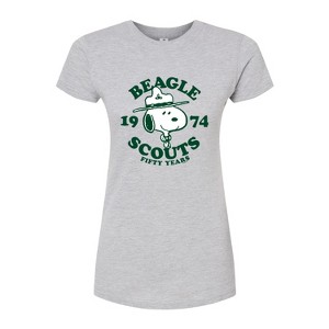 Women's - Peanuts - Beagle Scout 50 Years Fitted Graphic T-Shirt - 1 of 3