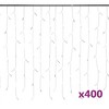 vidaXL LED Curtain Icicle Lights 393.7" 400 LED Warm White 8 Function - 2 of 4