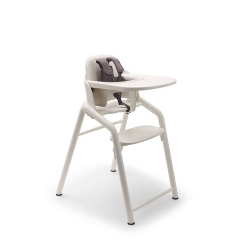 White wooden baby high sales chair