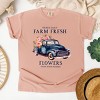 Simply Sage Market Farm Fresh Flowers Truck Garment Dyed Tee - 3 of 4