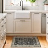 Short pile washable rug with boho vintage style – fits living rooms, bedrooms, dining rooms, kitchens, door areas. - 3 of 4