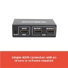 RadioShack Signal Splitter 1 HDMI Input to  2 HDMI Output Ports Supporting 3D Video 1503213 - 4 of 4