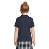 Lands' End School Uniform Kids Short Sleeve Feminine Fit Interlock Polo Shirt - 2 of 4