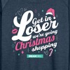 Women's - Mean Girls - Get In Loser Lightweight French Terry Wide Neck Long Sleeve Shirt - 2 of 4
