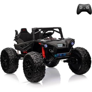 24V 4WD 2-Seater Ride On Buggy for Kids, Electric Off-Road Car with Remote Control, Spring Suspension, MP3, Lights, Ride On Toy - 1 of 4