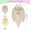 Unique Bargains Elegant Shiny DIY Applique Rhinestone Patches 2 Pcs - 2 of 4