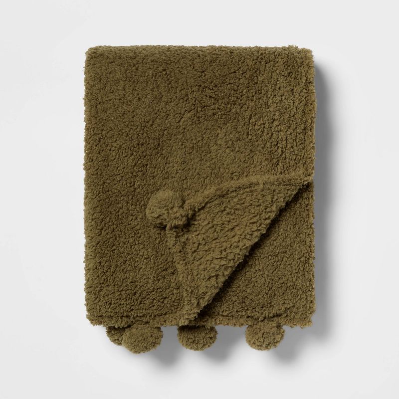 Teddy Bear Plush Kids' Throw - Pillowfort™, 1 of 11