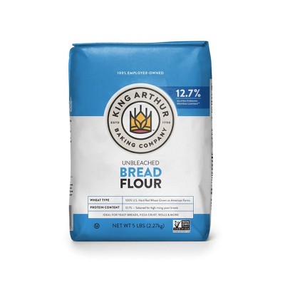 King Arthur Flour Unbleached Bread Flour - 5lbs