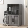 Cat Litter Box Enclosure, Double Layer Hidden Cat Washroom with Sturdy Ladder, Villa Cat Cabinet for Indoor Cats - 4 of 4