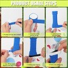 8 Pack Pickleballs with 8 Racket Grips, 40 Holes Outdoor Pickleball Balls, High Visibility & Bounce - 3 of 4