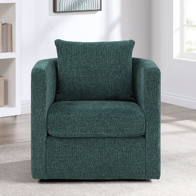 NicBex Swivel Barrel Chair with Back Cushion Accent Chair, Modern Luxury Living Room Chair Comfy Chair for Office, Bedroom