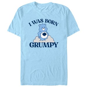 Men's Care Bears I Was Born Grumpy T-Shirt - 1 of 4