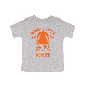 The Juniper Shop Mommy's Little Monster Girl Kids Short Sleeve Tee - 1 of 2