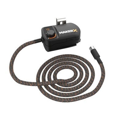 Worx MakerX WA7151 20V HubX Power Adapter with USB Charging Outlet