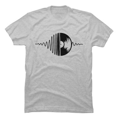 Men's Design By Humans Music Vinyl By LipsOfJolie T-Shirt