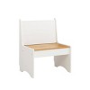 Merrill Small Back Rest Bench - Linon - 2 of 4
