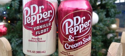Dr Pepper & Cream Soda Pop, 12 fl oz, 12 Pack Cans