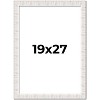 PosterPalooza | Sculpted White Picture Frame - UV Acrylic, Foam Board Backing, Hanging Hardware - 2 of 4