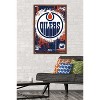 Trends International NHL Edmonton Oilers - Maximalist Logo 23 Framed Wall Poster Prints - 2 of 4