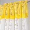 Priscilla Embroidered Panel With Double Valance - RT Designers Collection - 2 of 4