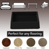 Aoibox 2.5x2.5 Inch Square Rubber Furniture Caster Cups Anti-Slip Pads Bed Floor Protectors for All Surfaces 4 Pack - 2 of 4