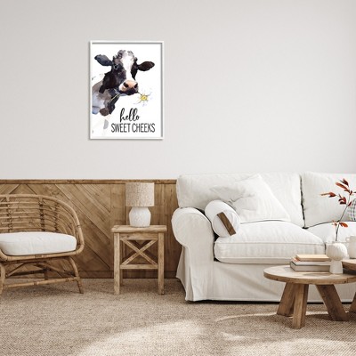 White Wood Grain Framed Rustic Farmhouse Wall Art, 24 x 30