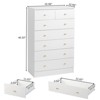 KTMBDW 5 Drawer Dresser, Modern Wood Chest of Drawers for Bedroom, Living Room - 4 of 4