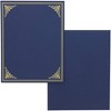 Paper Junkie 24 Pack Certificate Frame Holder, Folder & Cover for Letter Size Documents, Files & Graduation Diploma, Blue, 8.5 x 11.25 in - 3 of 4