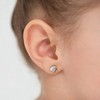 Girls' Lustrous Seashell Standard Sterling Silver Earrings - In Season Jewelry - 3 of 4