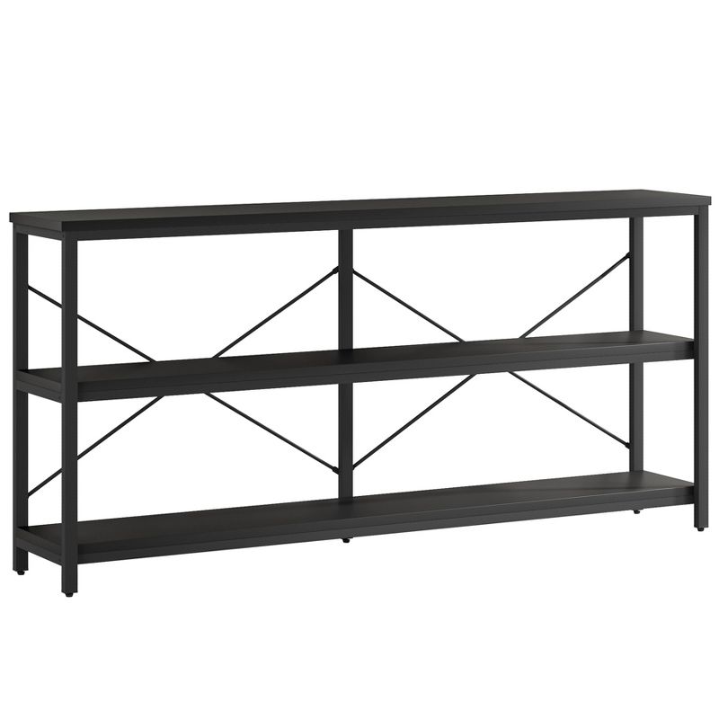 Tribesigns 55 Inches 3 Tiers TV Stand Console Long Sofa Table, 1 of 8