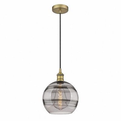 Rochester - 1 Light Cord Hung Mini Pendant In Industrial Style-11.63 Inches Tall and 10 Inches Wide