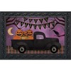 Briarwood Lane Halloween Truck Doormat Jack o'Lanterns Indoor / O - 2 of 4