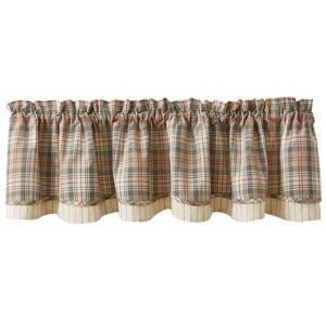 Park Designs Gentry Lined Layered Valance 72'' x 16'' - 1 of 4