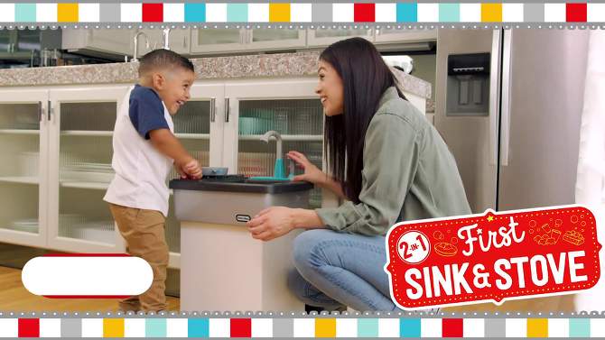 Little Tikes First Real Sink &#38; Stove Realistic Pretend Play Appliance, 2 of 9, play video