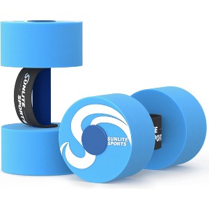 Sunlite Sports High-Density EVA Foam Water Dumbbell Set for Aqua Aerobics, Therapy, and Pool Fitness Exercises - 1 of 4
