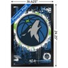 Trends International NBA Minnesota Timberwolves - Maximalist Logo 23 Framed Wall Poster Prints - 3 of 4