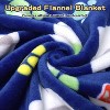 LOVEVOOK Pet Blanket 1 Pack 3 Dog Blanket, Soft Fluffy Washable Pet Cat Blankets, Reversible Elephant Paw Print for Dog Kennels Beds, Sofas - 3 of 4